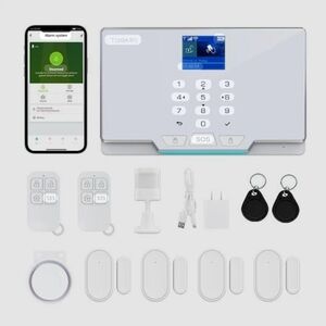 White Security Keypad